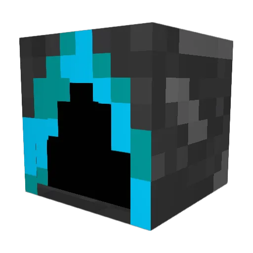 SBAlff Minecraft avatar head, 3D render
