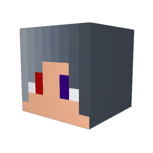 SBG29 Minecraft avatar head, 3D render