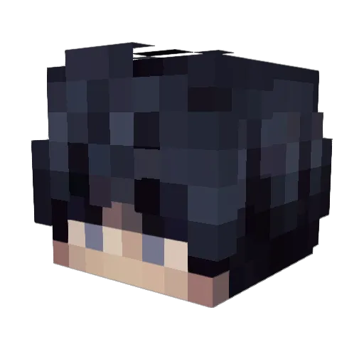 SBH007 Minecraft avatar head, 3D render