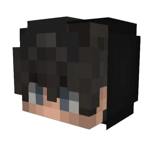 SBSAM67 Minecraft avatar head, 3D render
