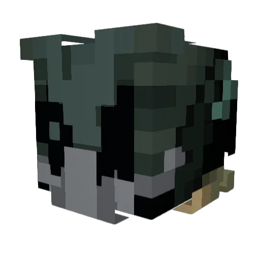 SBShot Minecraft avatar head, 3D render