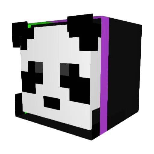 SBWgaming Minecraft avatar head, 3D render