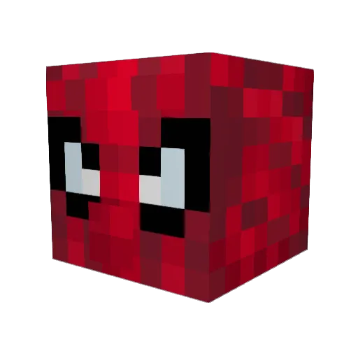 SBX2099 Minecraft avatar head, 3D render