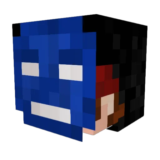 SB_Doomed Minecraft avatar head, 3D render