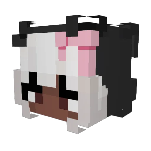 SB_XQ8Kb8 Minecraft avatar head, 3D render