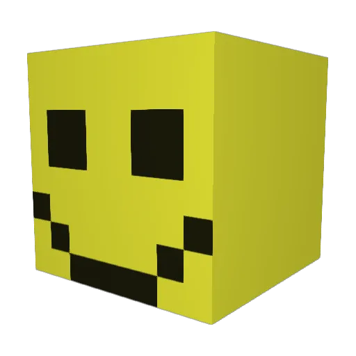 SBbeiji Minecraft avatar head, 3D render