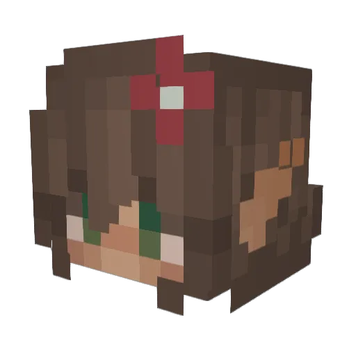 SBeechild Minecraft avatar head, 3D render