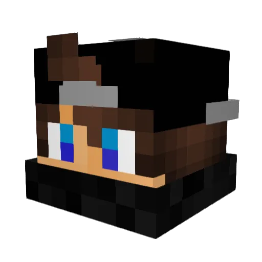 SBence Minecraft avatar head, 3D render