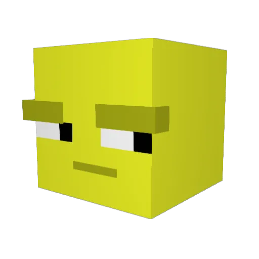 SBplayz Minecraft avatar head, 3D render