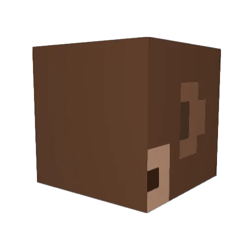 SC00BERT_D00BERT Minecraft avatar head, 3D render