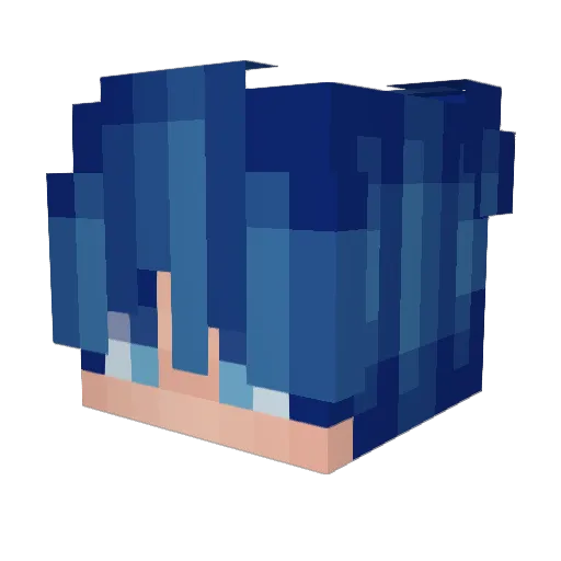 SC16 Minecraft avatar head, 3D render