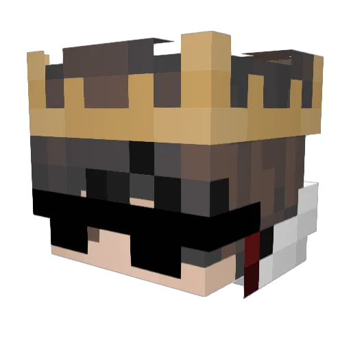 SCANIA1503 Minecraft avatar head, 3D render