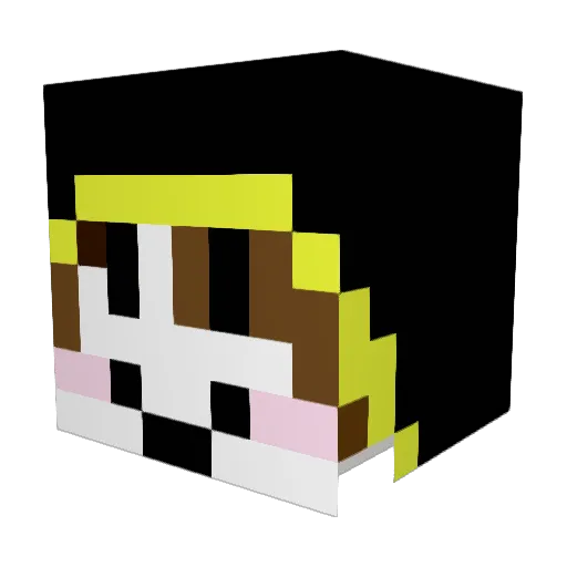 SCARTHEMAN Minecraft avatar head, 3D render