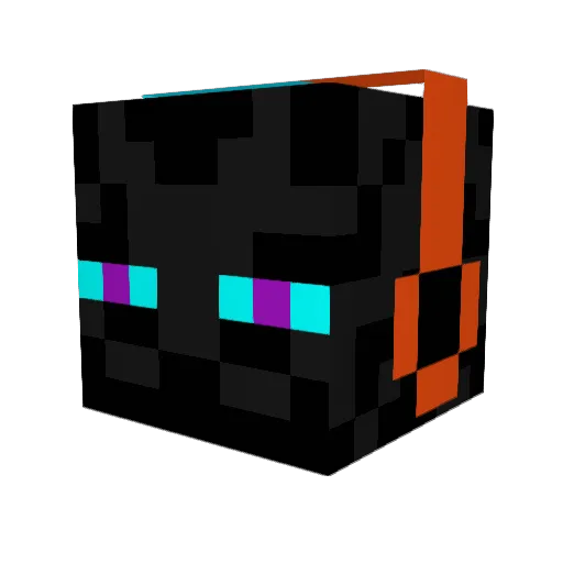 SCHIZ0_7 Minecraft avatar head, 3D render