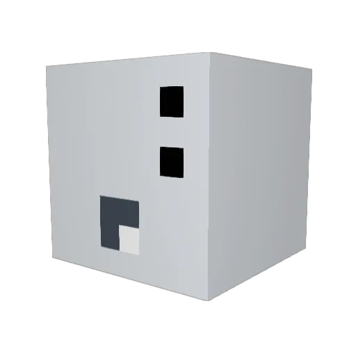 SCHMELUS Minecraft avatar head, 3D render
