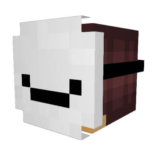 SCIFI_Gaming Minecraft avatar head, 3D render