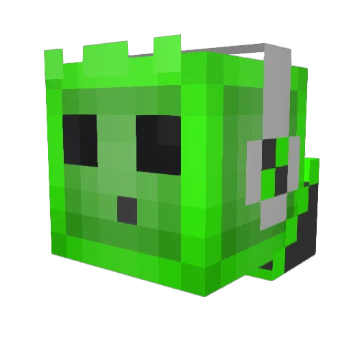 SCMW Minecraft avatar head, 3D render