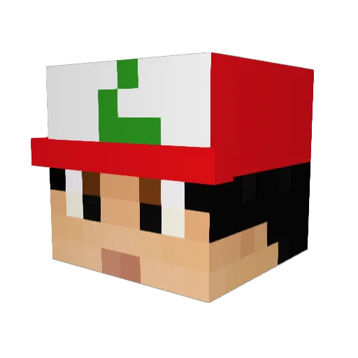 SCONNIEbadger Minecraft avatar head, 3D render