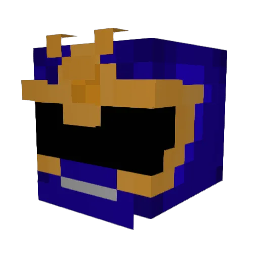 SCOOTRADA Minecraft avatar head, 3D render