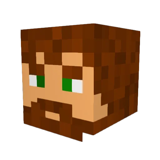 SCOTTIEMAN7 Minecraft avatar head, 3D render