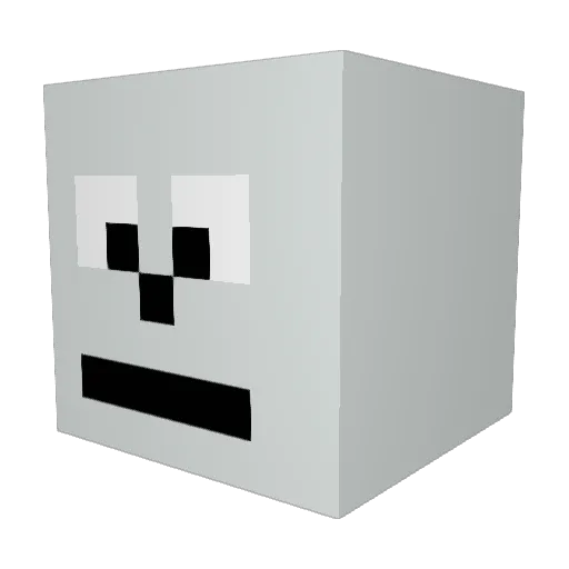 SCOTTYxPvP Minecraft avatar head, 3D render