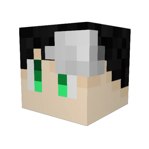 SCOUT053 Minecraft avatar head, 3D render