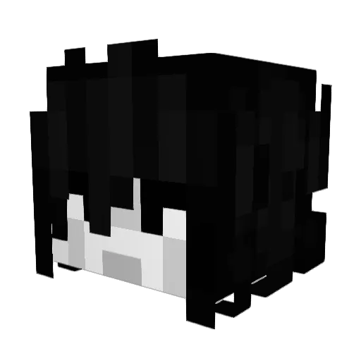 SCPF Minecraft avatar head, 3D render