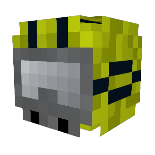SCP_756 Minecraft avatar head, 3D render