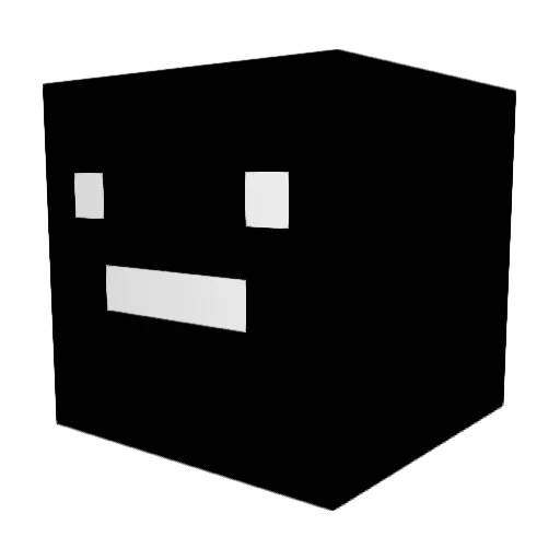 SCP_idk Minecraft avatar head, 3D render