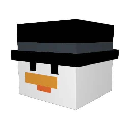 SCYTHE_13 Minecraft avatar head, 3D render