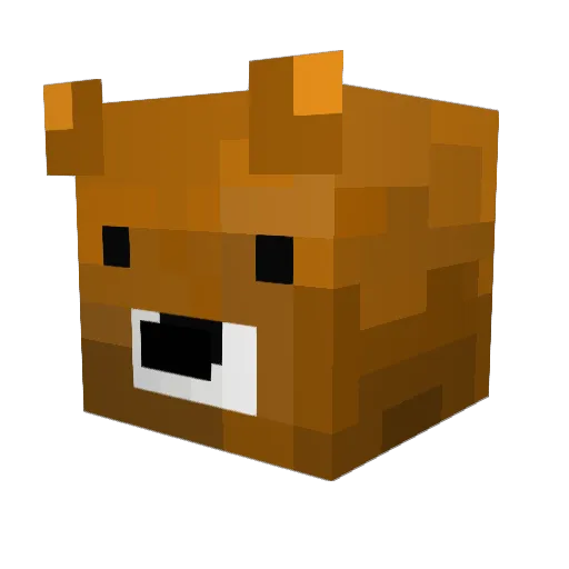 SC_Gode Minecraft avatar head, 3D render