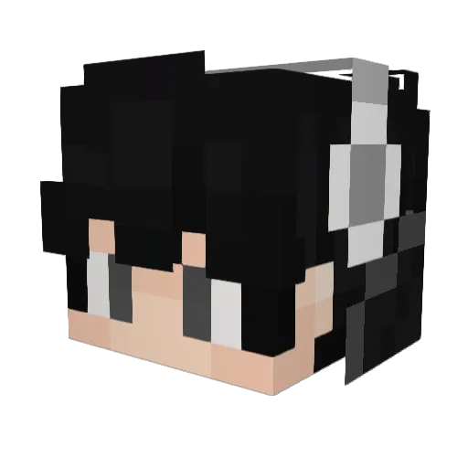 SChle626 Minecraft avatar head, 3D render