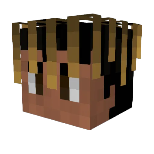 SClarky04 Minecraft avatar head, 3D render