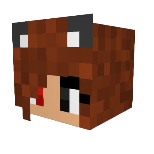 SCritchlow Minecraft avatar head, 3D render