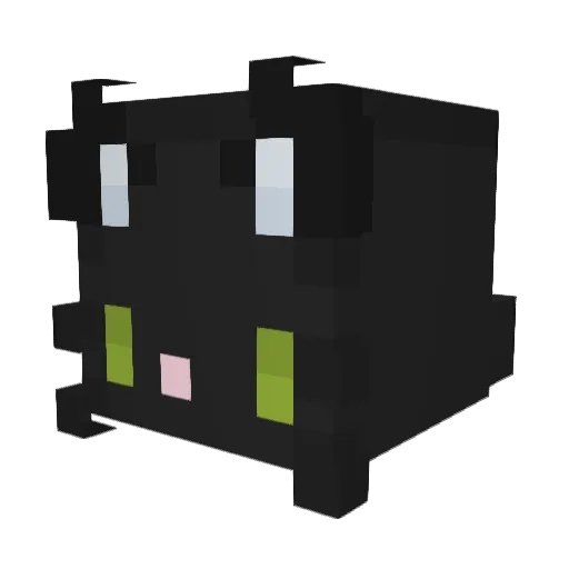 SD629 Minecraft avatar head, 3D render