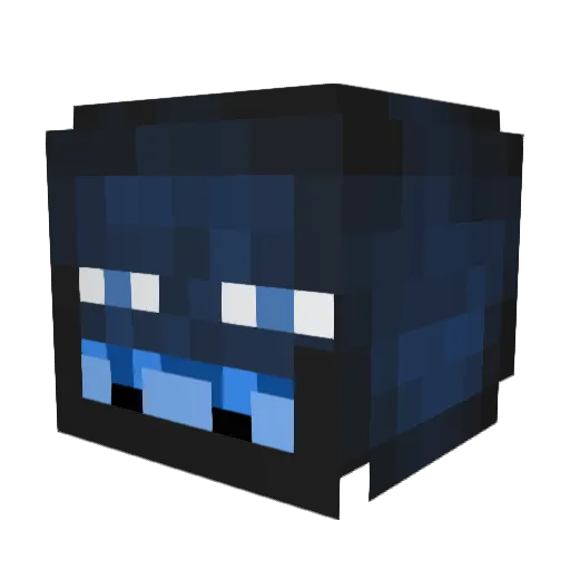 SDPSeven Minecraft avatar head, 3D render