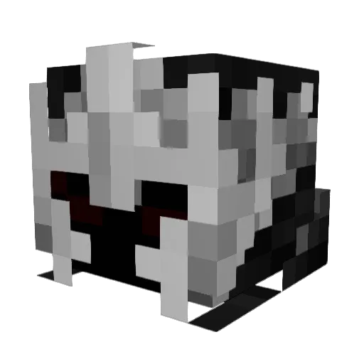 SDW255 Minecraft avatar head, 3D render