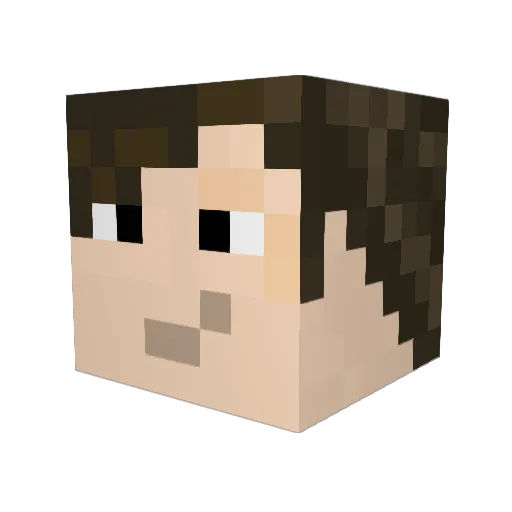 SD_Inc Minecraft avatar head, 3D render