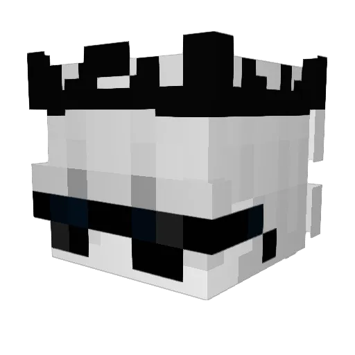 SD_JH Minecraft avatar head, 3D render