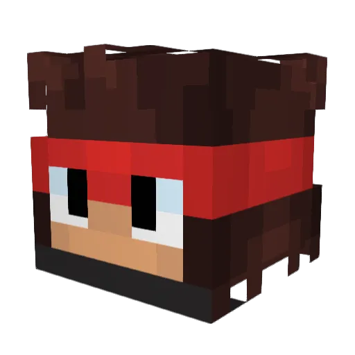 SDaggers Minecraft avatar head, 3D render