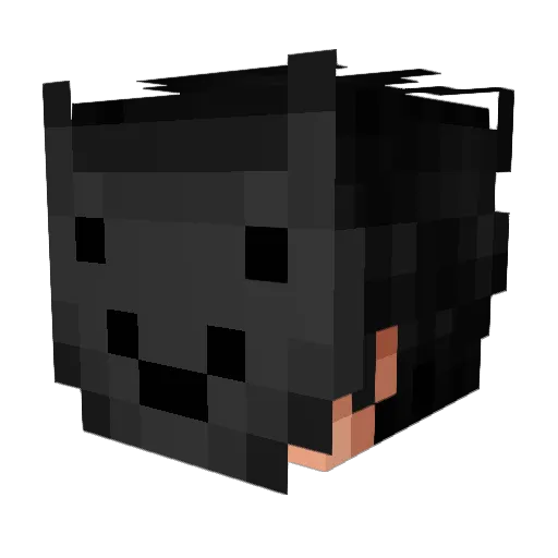 SDarre Minecraft avatar head, 3D render