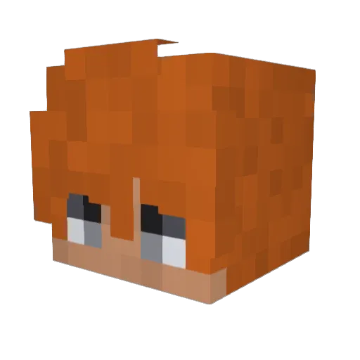 SDean05 Minecraft avatar head, 3D render