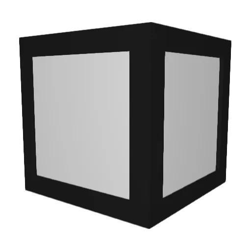 SDeath Minecraft avatar head, 3D render