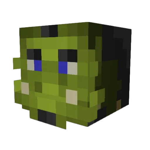 SDonese Minecraft avatar head, 3D render