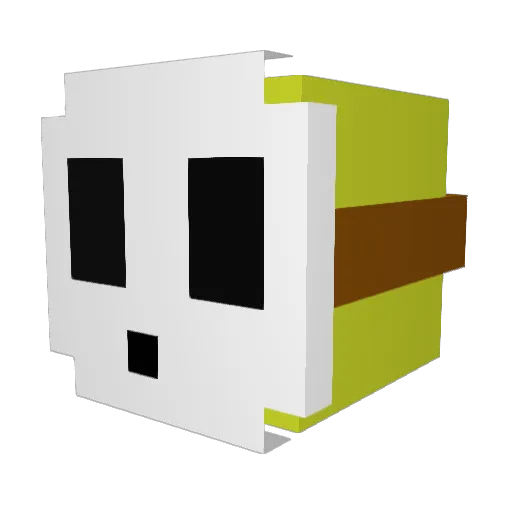 SEAN0128 Minecraft avatar head, 3D render