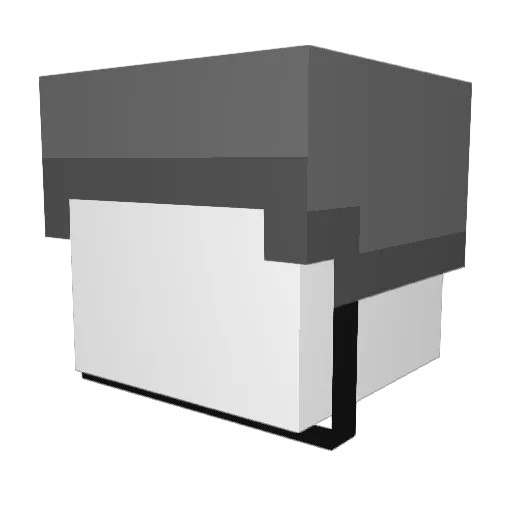 SEBASTJANO Minecraft avatar head, 3D render