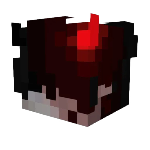 SEBA_24 Minecraft avatar head, 3D render