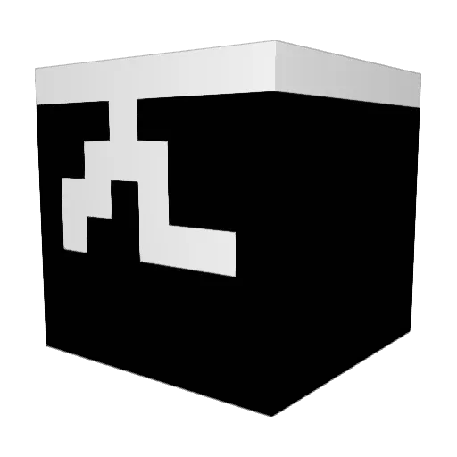 SEBIR Minecraft avatar head, 3D render