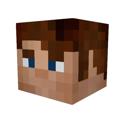 SEBMONDONE Minecraft avatar head, 3D render