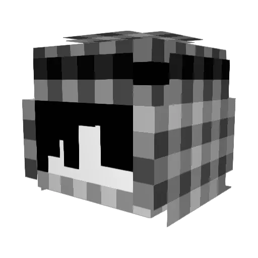 SEEK41 Minecraft avatar head, 3D render